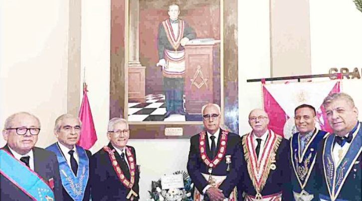 Tenida Solemne y Develación del Retrato del M.·.R.·.H.·. Antonio Arenas Merino